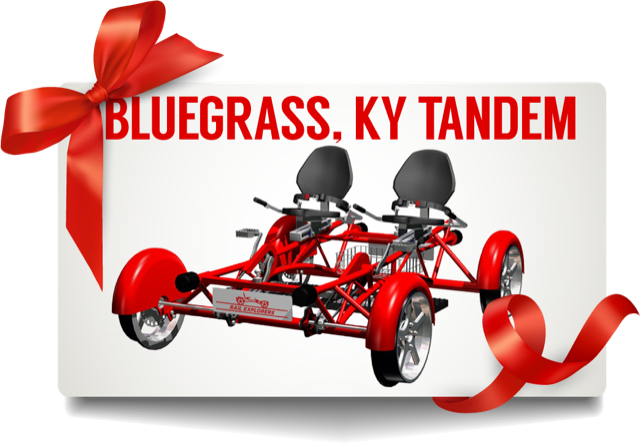 Gift Card: Bluegrass KY Tandem $90