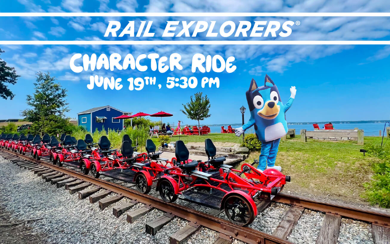 Rhode Island: Character Ride ft. BLUEY!