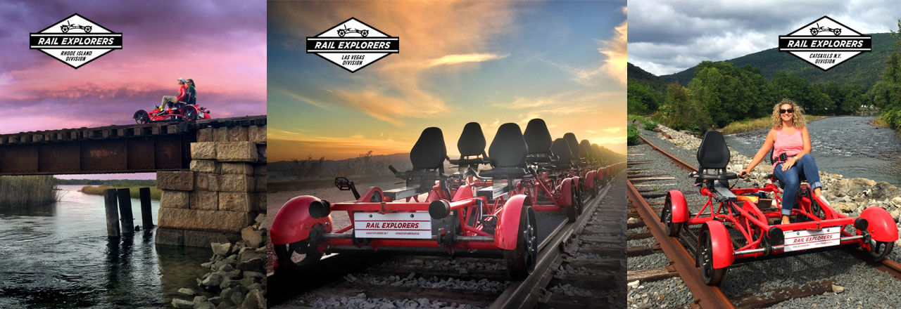 Rail Explorers locations - the best rail bike experiences
